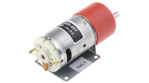 Brushed DC Motor with Gearbox 100:1 Spur 12V 2.81A 588Nmm 78.2mm