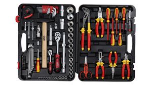 Electricians Tool Kit with Case, Number of Tools - 88