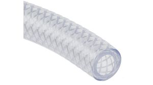 Tubing, 10mm, 16mm, Polyvinyl Chloride (PVC), 15bar, 25m, Transparent