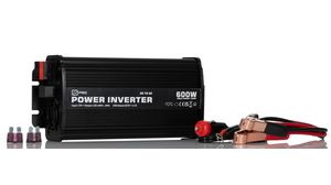 DC / AC Inverter 12V 230V 600W Universal Output Plug System