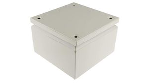 Junction Box, 200x200x120mm, Cable Entries 0, Steel