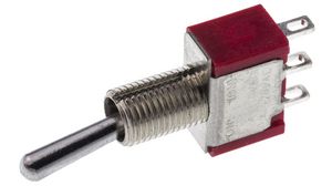 Miniature Toggle Switch ON-(ON) 5 A 1CO Soldering Lugs