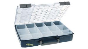 15 Cell Blue Compartment Box, 79mm x 413mm x 330mm