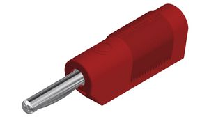 Plug, Red, Nickel-Plated, 30V, 30A