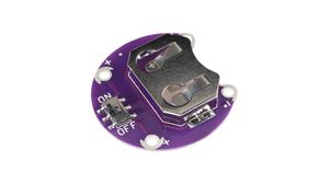 LilyPad-hållare för knappcellsbatterier med switch