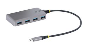 USB Hub, USB-C Plug, 3.0, USB Ports 5, Micro USB-B Socket / USB-A Socket