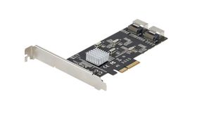 SATA-laajennussovitinkortti, jossa on 4 isäntäohjainta, PCI-E x4, SATA III