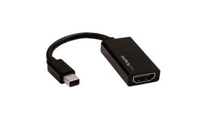 Video Adapter, Mini DisplayPort Plug - HDMI Socket, 4096 x 2160, Black