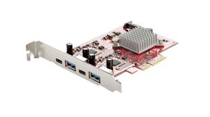 Karta PCIe 10 Gb/s 2x USB-C i 2x USB-A, 4x USB 3.1, PCI-E x4