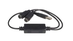 Adapter, USB-A 2.0 Plug - PS/2 Plug