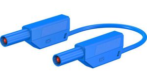 Bezpieczny przewód pomiarowy PVC 32A Niklowany 1m 2.5mm? Niebieski