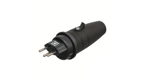 Mains Plug 10A 250V CH Type J (T12) Plug Black