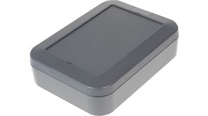 Low Profile Case WP 130x175x45mm Charcoal Grey ABS IP67