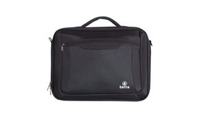 Notebook táska, Vállpántos táska, 15.6" (39.6 cm), Fekete
