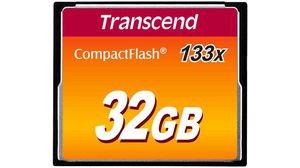 Minneskort, CompactFlash (CF), 32GB, 50MB/s, 20MB/s, Svart