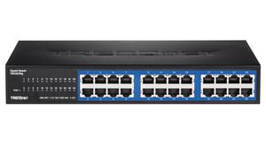 TEG-30284, Trendnet Ethernet Switch, RJ45 Ports 24, Fibre Ports 4SFP+,  10Gbps, Managed