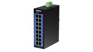 Ethernet Switch, RJ45 Ports 16, 1Gbps, Layer 2 Managed