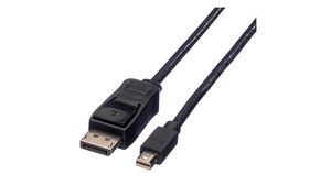 Kabel wideo, Złącze DisplayPort, męskie - Złącze Mini DisplayPort, męskie, 2560 x 1600, 1m