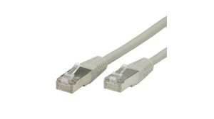 Patch Cable, RJ45 Plug - RJ45 Plug, CAT6, S/FTP, 5m, Grey