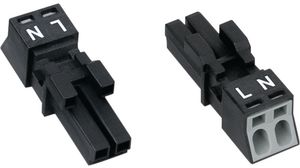 Kytkentäliitin, 0.25 ... 1.5mm², 250V, 2 Navat