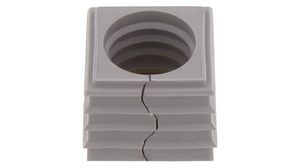 Cable Entry Sealing Insert, 14 ... 15mm, TPE, Cable Entries 1, Grey