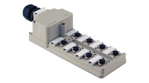 Sensor-Actuator Distributor M12, 5-Pole, A-Coded 10 A