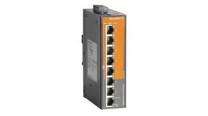 PoE Switch, Unmanaged, 1Gbps, 120W, RJ45 Ports 8, PoE Ports 8