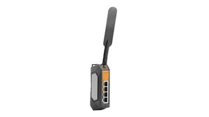 Industrial Security Router, RJ45 Ports 4, 100Mbps