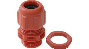 Cable Gland, 7.5 ... 14mm, M20, Polyamide, Red
