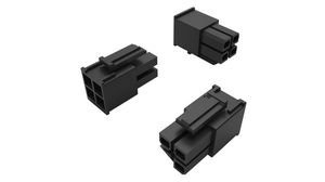 Connector Housing, Socket, 5.7mm, Rows - 2, Poles - 8