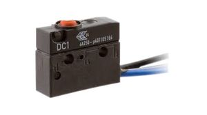 Mikroswitch DC, 6A, 1CO, 2N, Trykstang