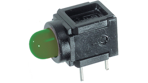 LED dioda pro desku plošných spojů 5 mm Zelená