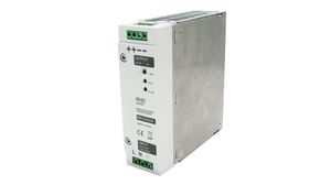 AC/DC DIN Rail Mounted Power Supply, 85%, 24V, 5A, 120W, Adjustable