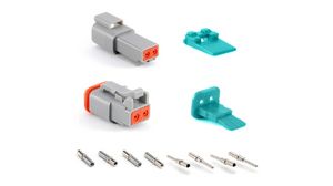 Kit, Plug / Receptacle, Socket / Pin, 2 Contacts