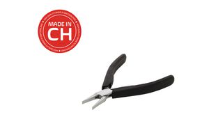 ESD Precision Pliers, Long / Flat / Snipe Nose / Smooth, 130mm
