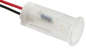 LED IndicatorWires Fixed White AC 220V