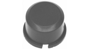 Schalterkappe Rund 9.6mm Grau Kunststoff