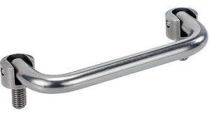Collapsible handle 100 mm x 43 mm x 34 mm, 1000 N 118mm Chrome-Plated Steel Silver