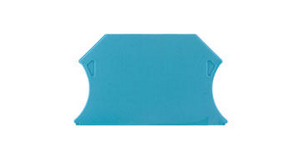 End plate, Blue, 33.5 x 56mm