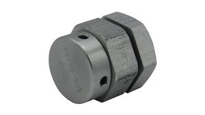 Pressure Compensating Plug M6 6.5mm IP66 / IP68 Aluminium Alloy Silver
