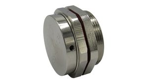 Pressure Compensating Plug M40 40.5mm IP66 / IP68 Brass Silver