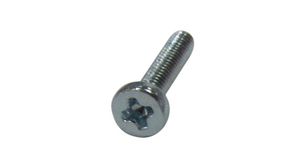 Cylindrical Cross-Head Screw, Machine / Pan Head, Phillips, PH2, M3, 10mm, Pack of 200 pieces