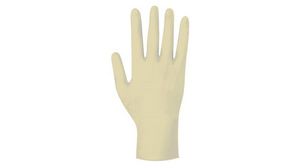 Powder Free Disposable Latex Gloves, Latex, Glove Size Medium, White, Pack of 100 pieces