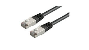 Patch Cable, RJ45 Plug - RJ45 Plug, CAT6, S/FTP, 5m, Black