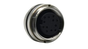 Mini Connector Socket 12 Contacts, 3A, 60V, IP67