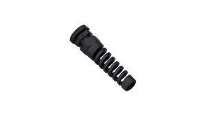 Spiral Cable Gland, 4 ... 8mm, M16, Polyamide, Black
