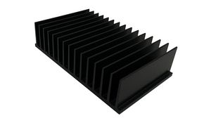 Refroidisseur Noir anodisé 0.48W/°C 200x165.5x40.6mm