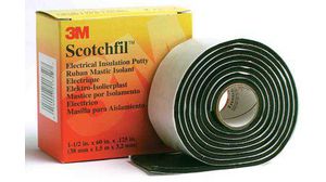 Scotchfil Black Synthetic Rubber Electrical Tape, 38mm x 1.5m
