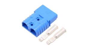 Connector, Plug, 2 Poles, 2AWG, 175A, Blue