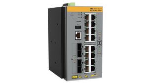 PoE Switch, Layer 3 Managed, 1Gbps, 240W, RJ45 Ports 16, PoE Ports 16